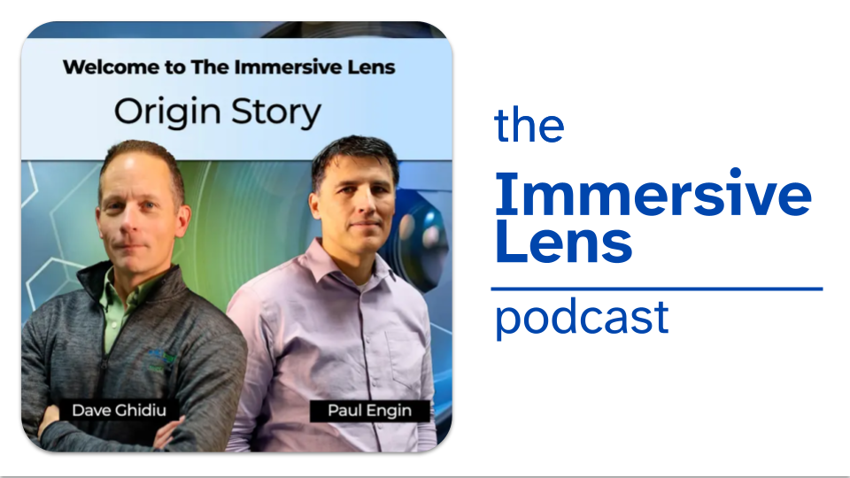 Screenshot of The Immersive Lens podcast website